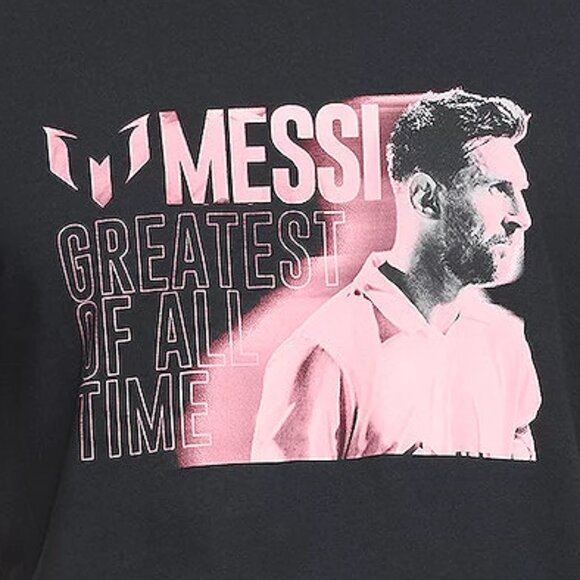 New! Messi Greatest of All Time Official T-Shirt Football Soccer Sports Athlete - Picture 4 of 4